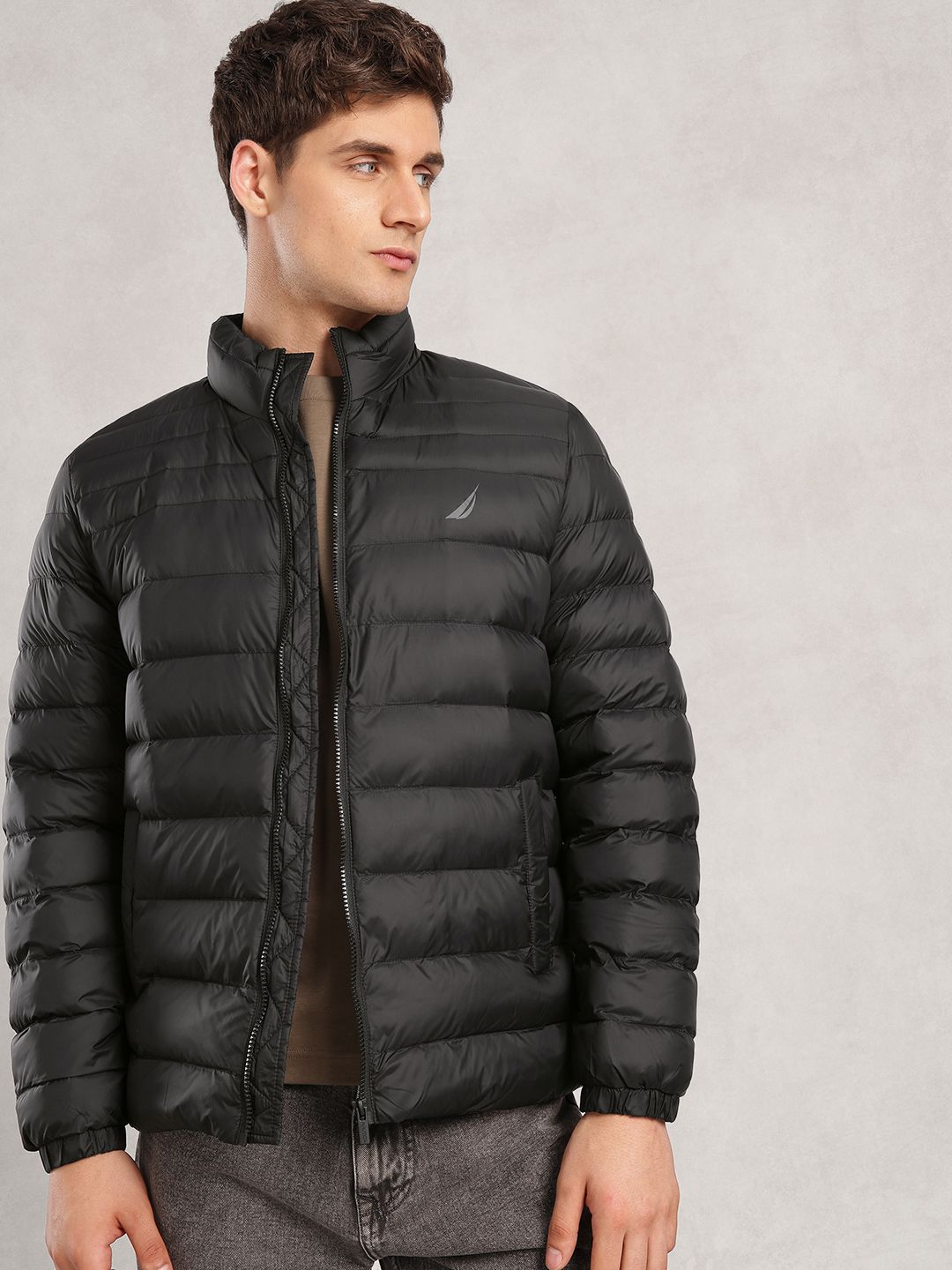 Nautica Mock Collar Puffer Jacket