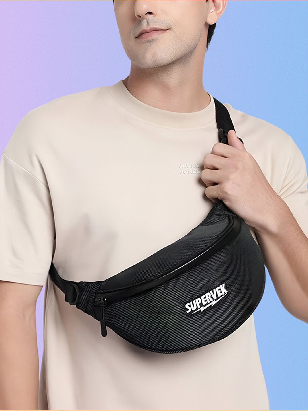 Buy SUPERVEK Unisex Travel Cross Body Waist Pouch Bag - Waist