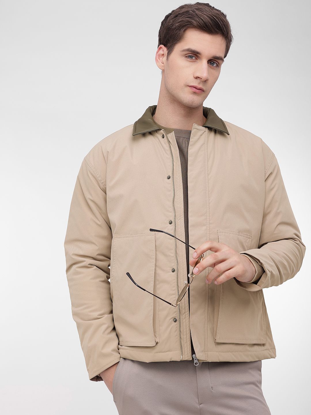 French Connection Spread Collar Padded Jacket