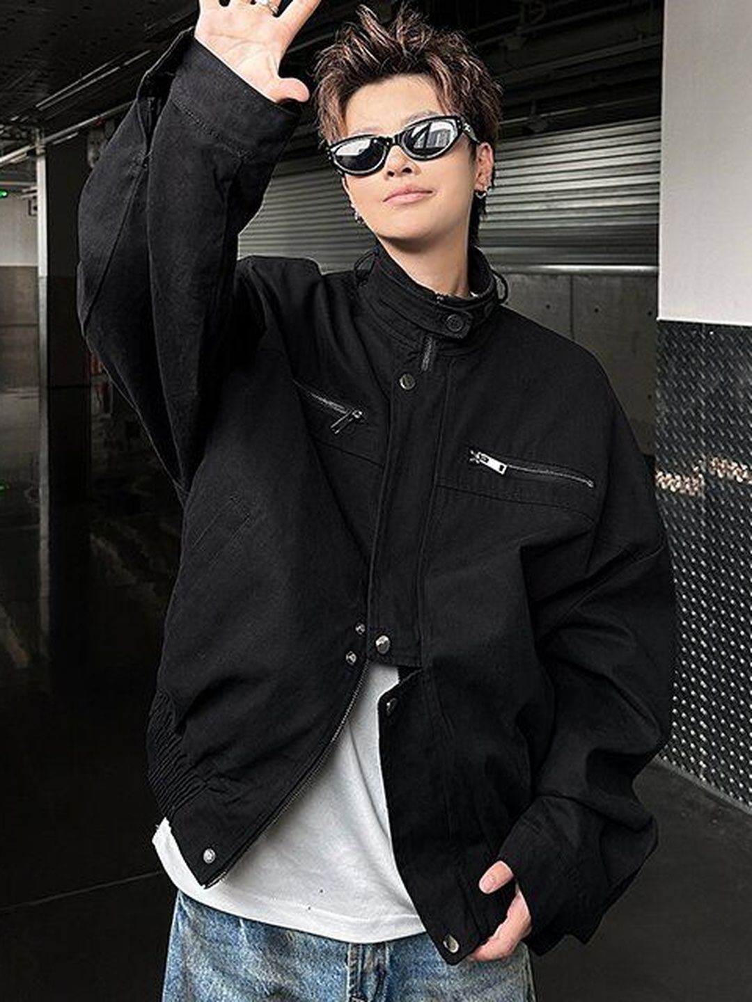 HERE&NOW Men Bomber Jacket