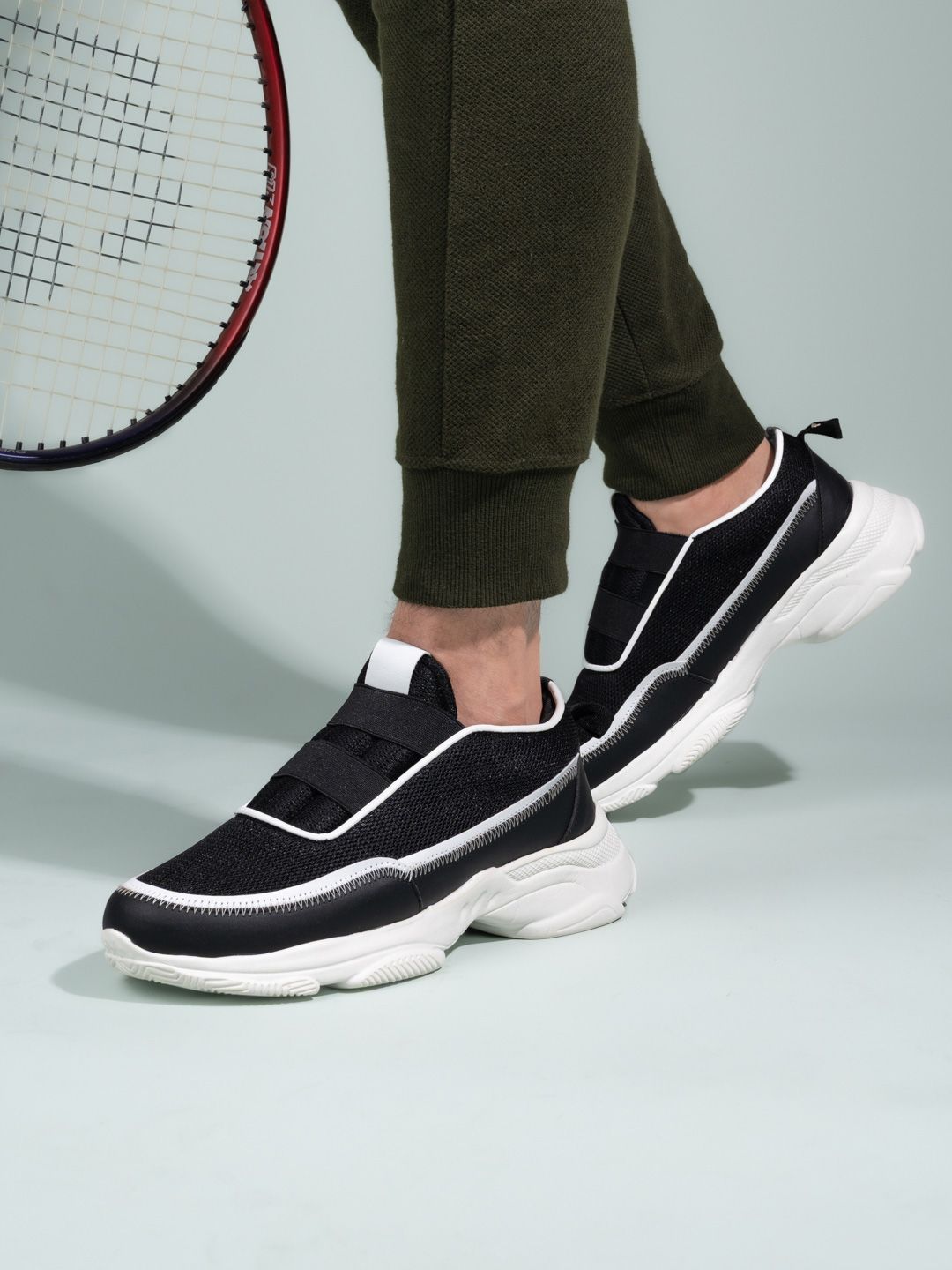 SNEAKLAB Men Running Sports Shoes with Slip-On Closure