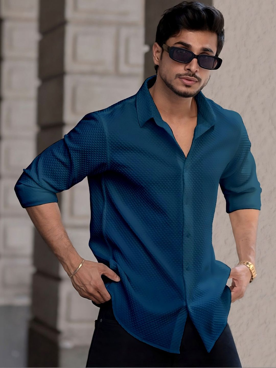 Color Bucket Men Casual Shirt