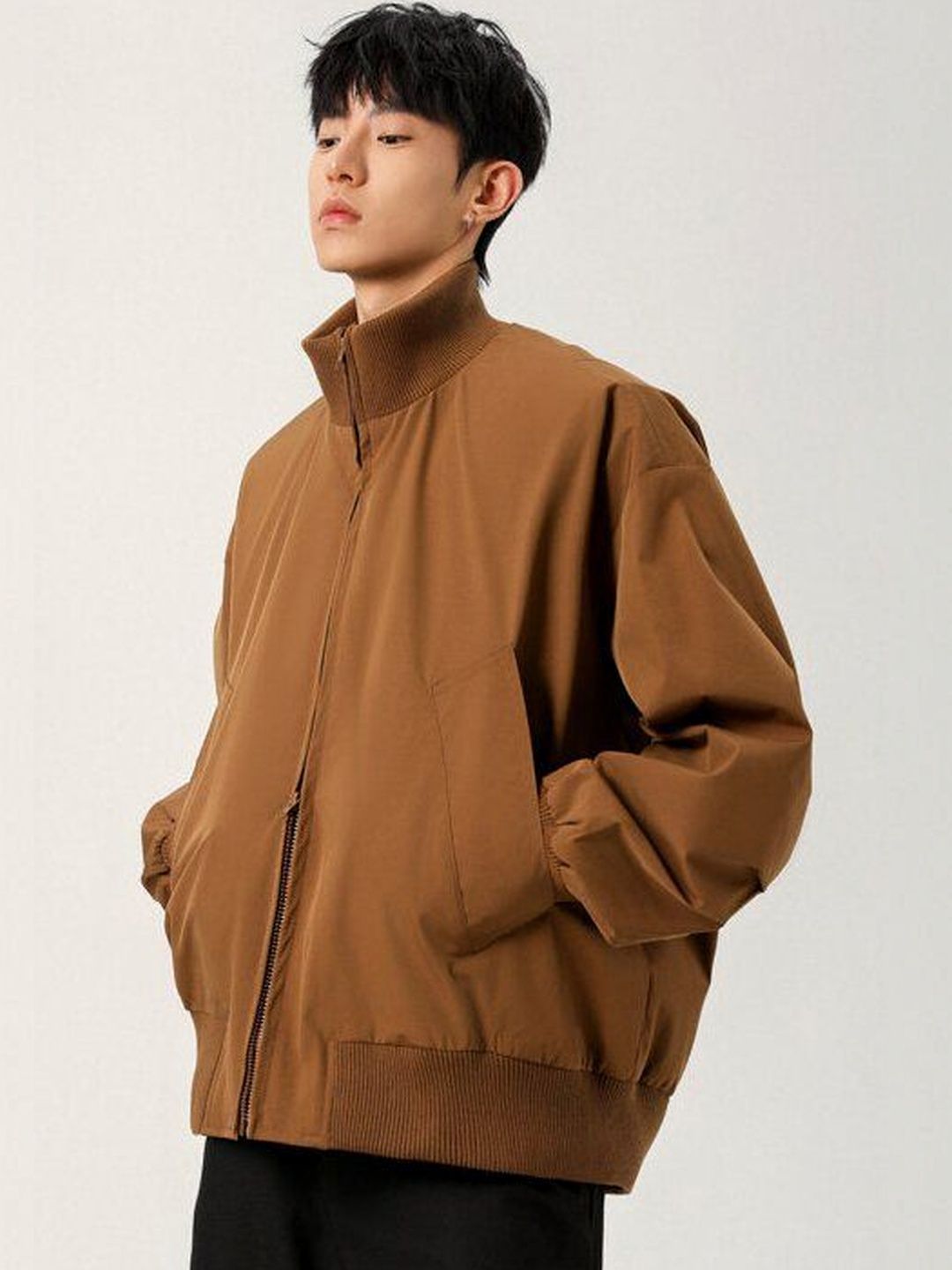 HERE&NOW Men Lightweight Bomber Jacket