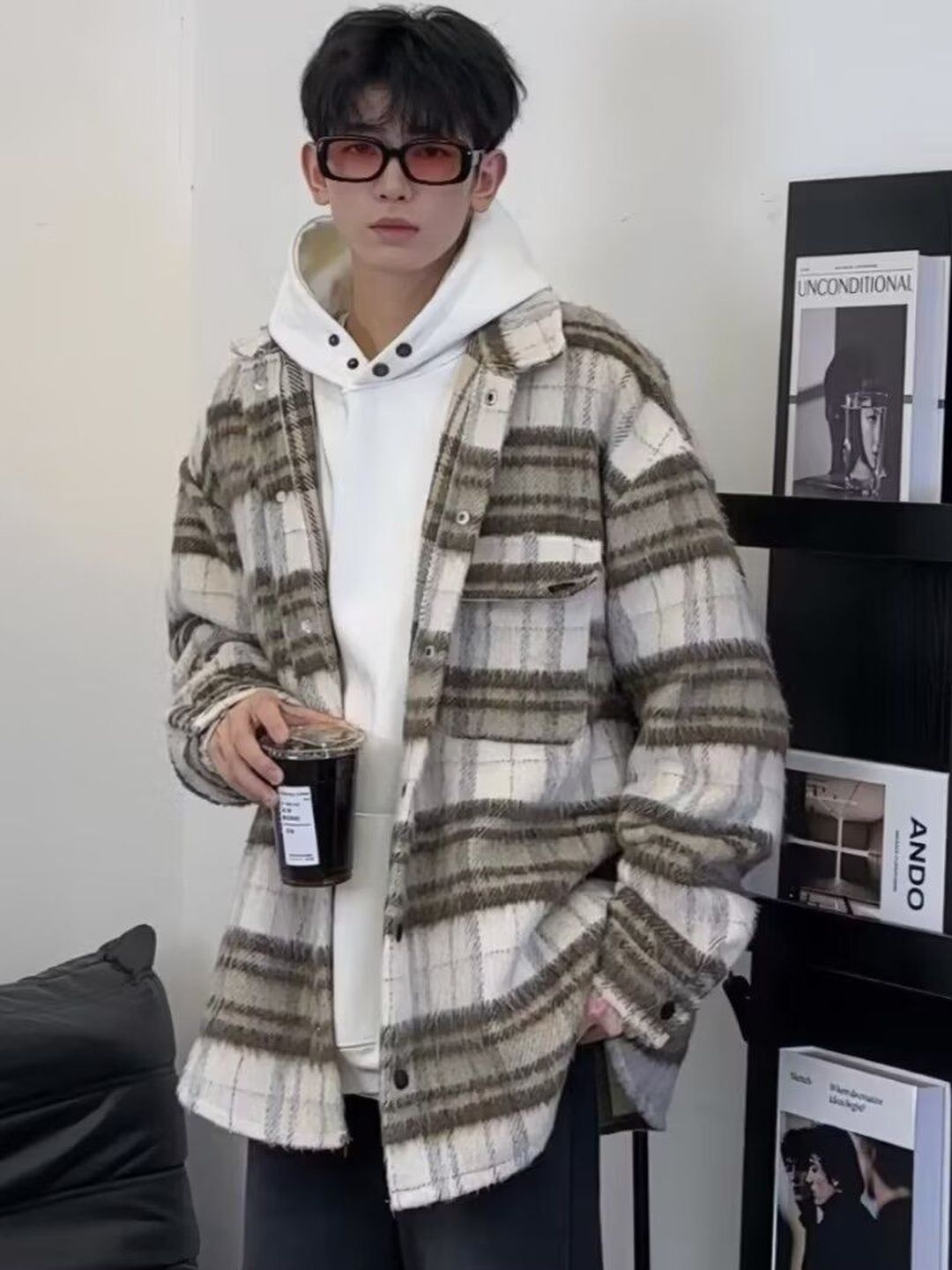 HERE&NOW Men Checked Woven Jacket