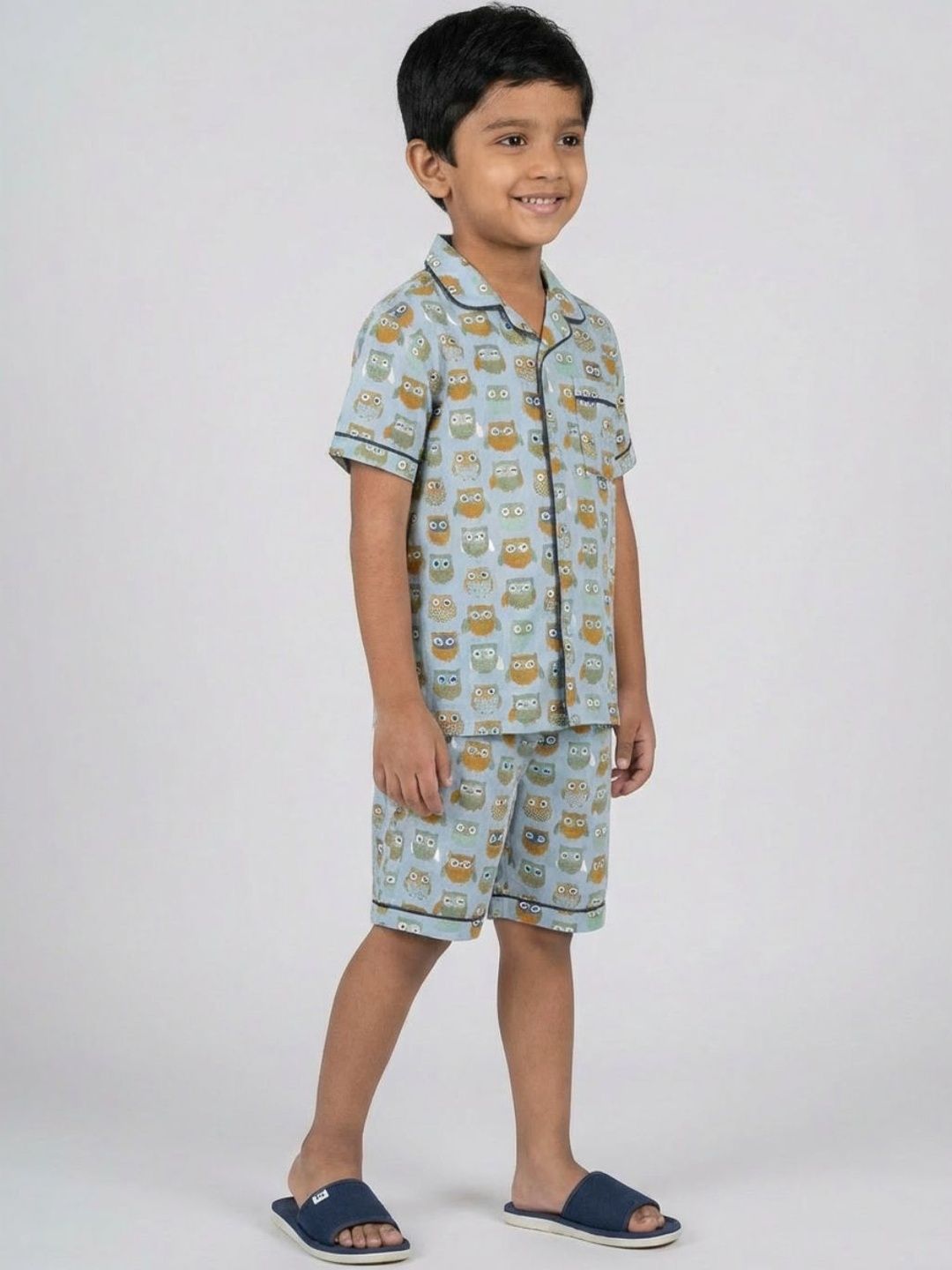 Biglilpeople Unisex Kids Printed Night suit