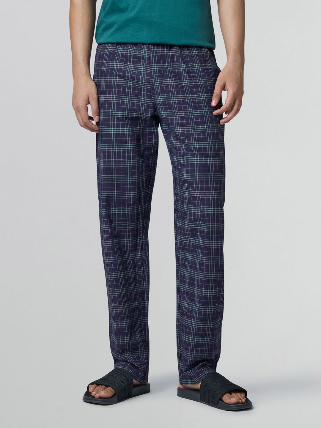 Buy XYXX Men Checked Cotton Lounge Pants - Lounge Pants for Men