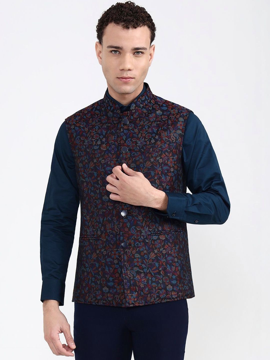WYRE Men Floral Woven Jacket