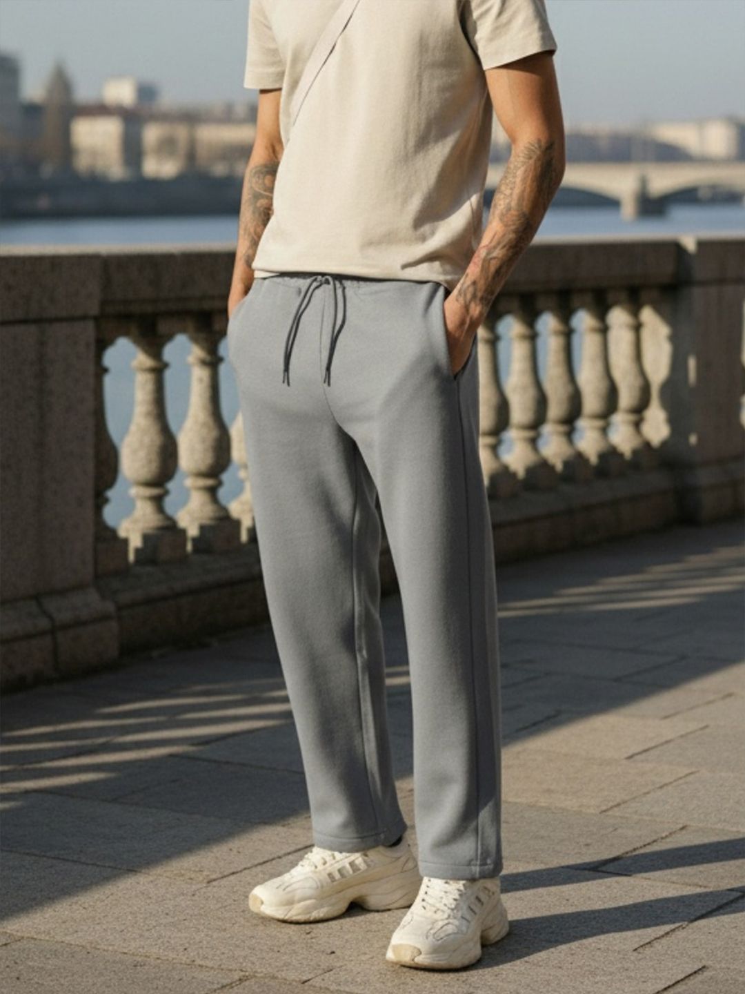 Buy XYXX Men Solid IntelliSmooth Pulse Relaxed Sweatpants - Track