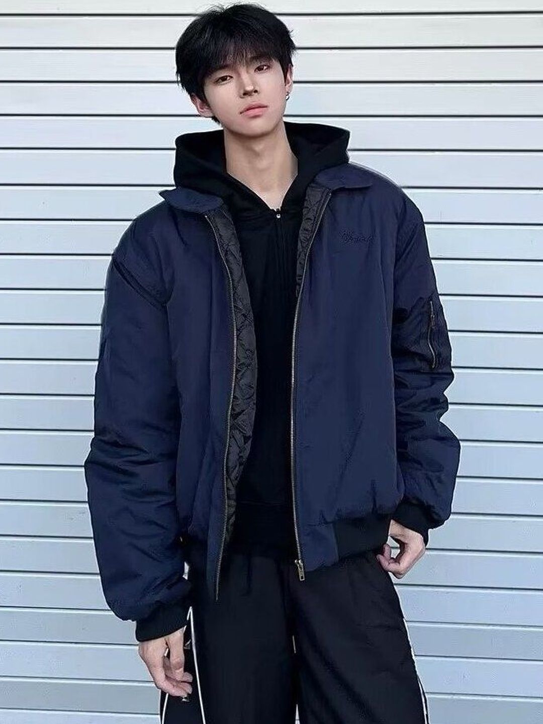 HERE&NOW Men Bomber Jacket