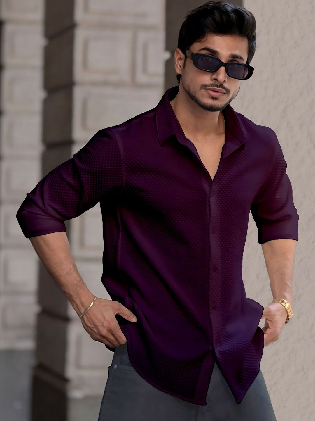Color Bucket Men Casual Shirt