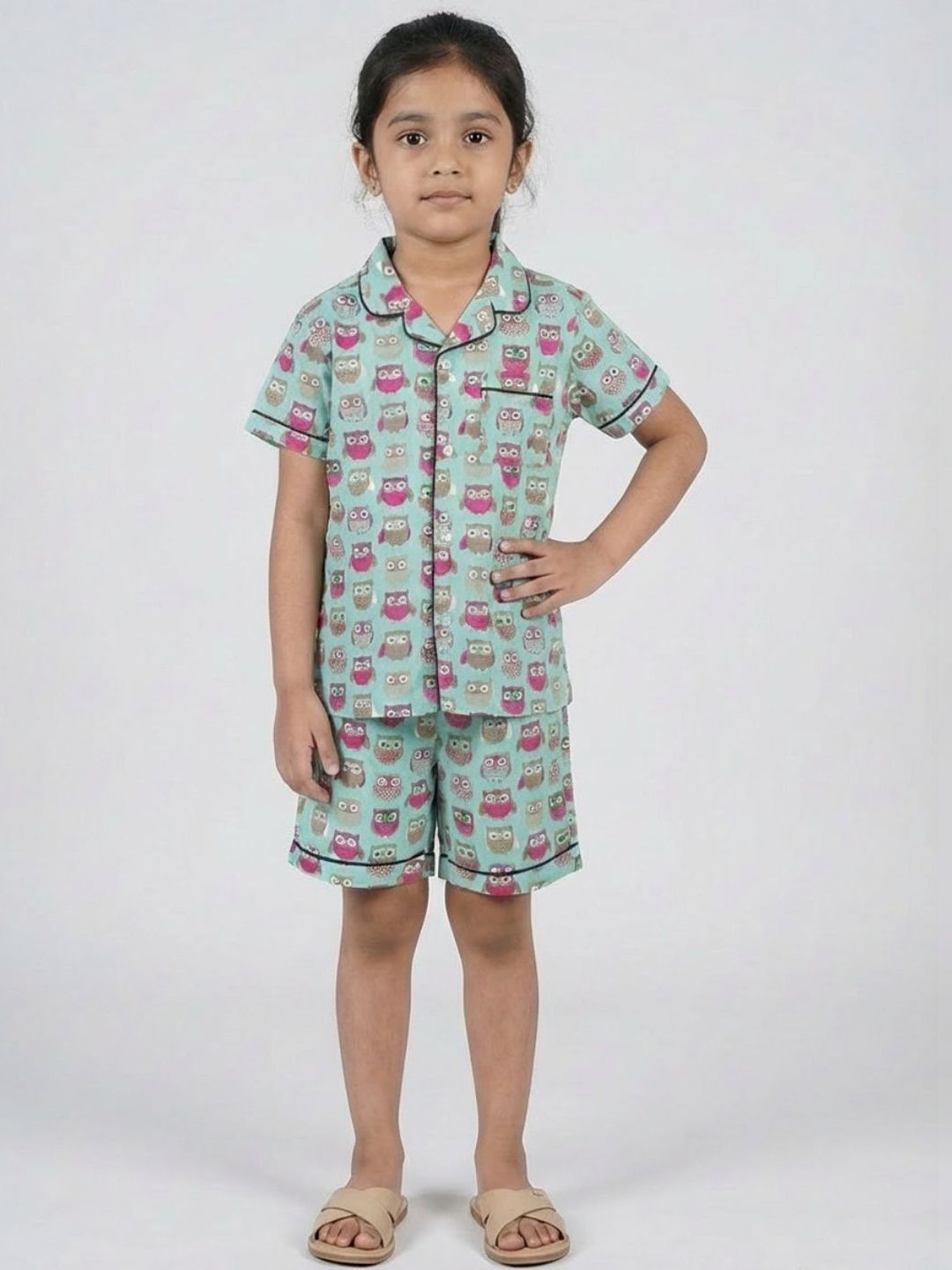 Biglilpeople Unisex Kids Printed Night suit