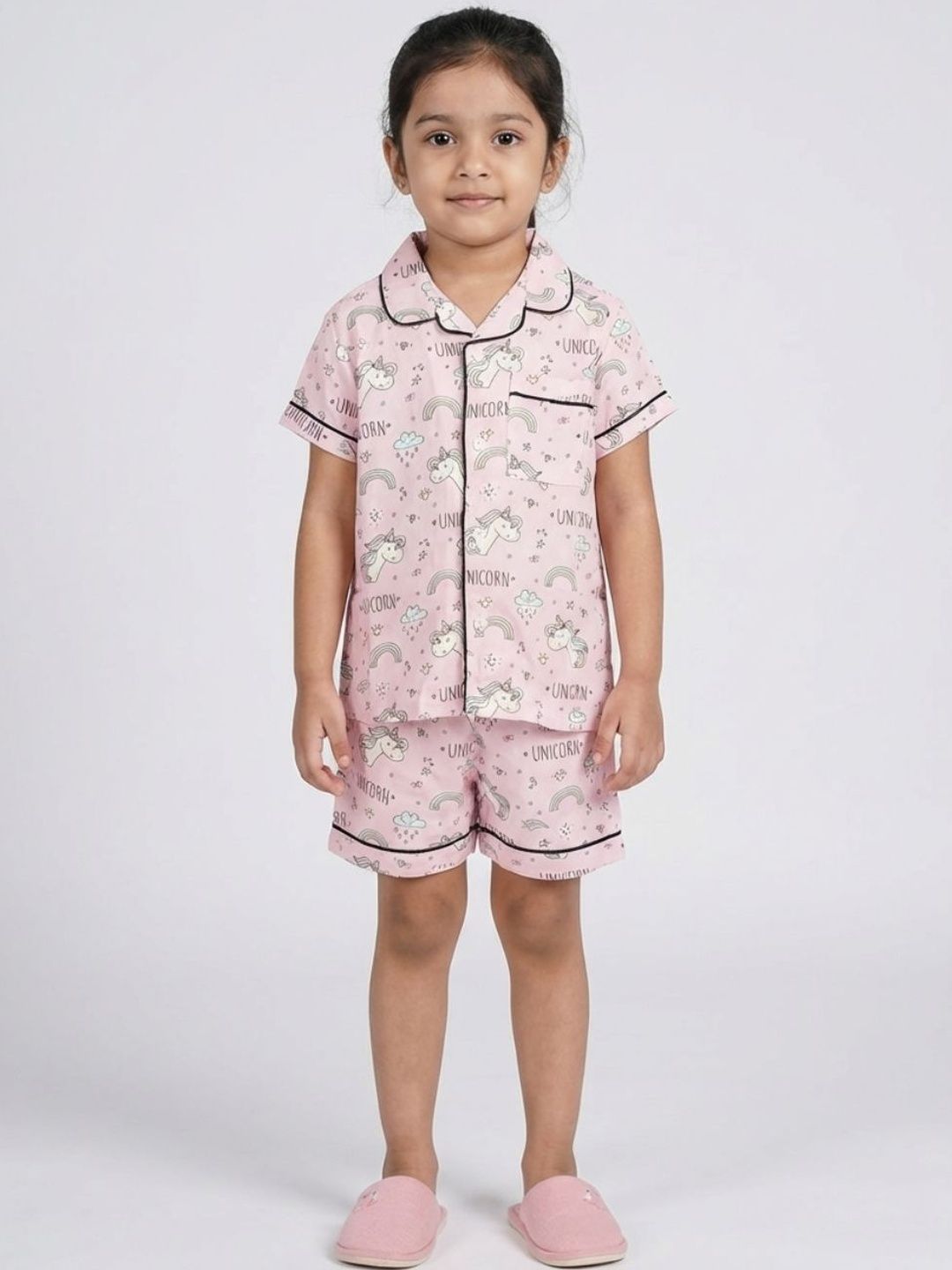 Biglilpeople Unisex Kids Printed Night suit