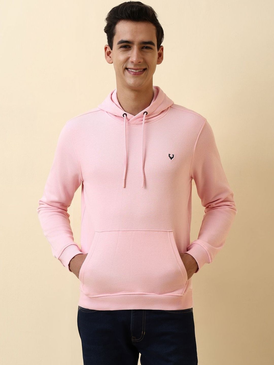 Allen Solly Men Hooded Sweatshirt