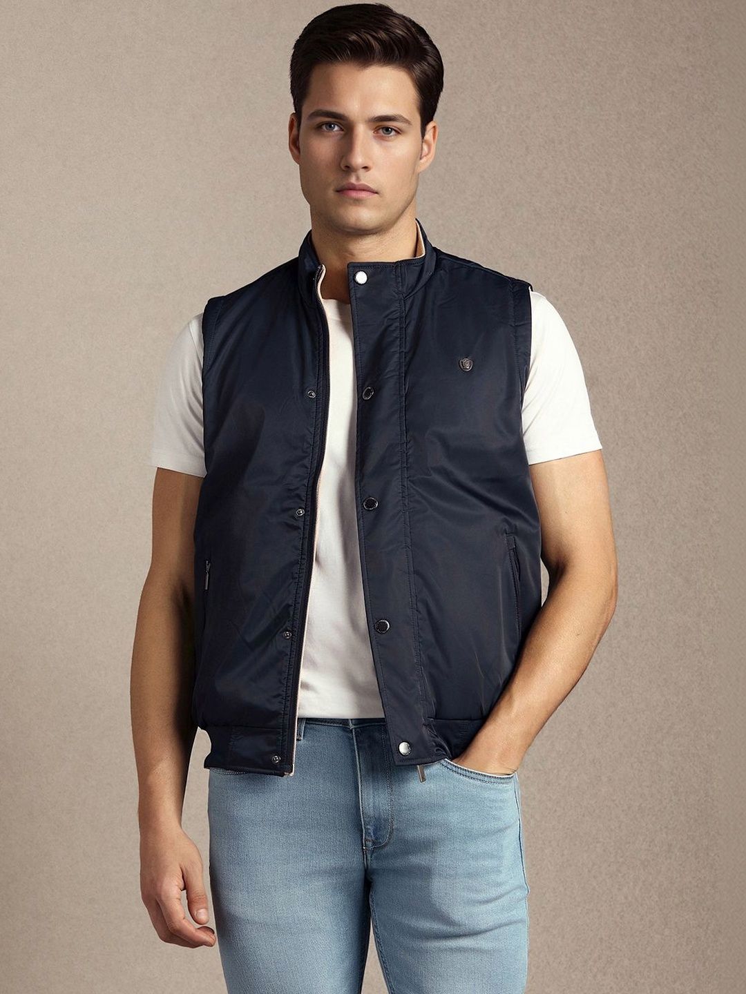 Louis Philippe Men Reversible Jacket