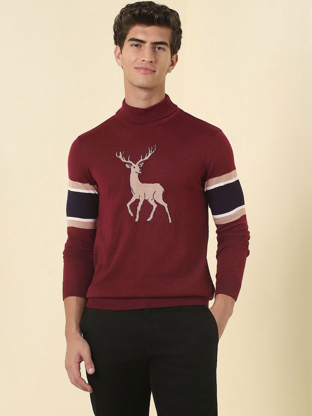 Allen Solly Men Printed Pullover
