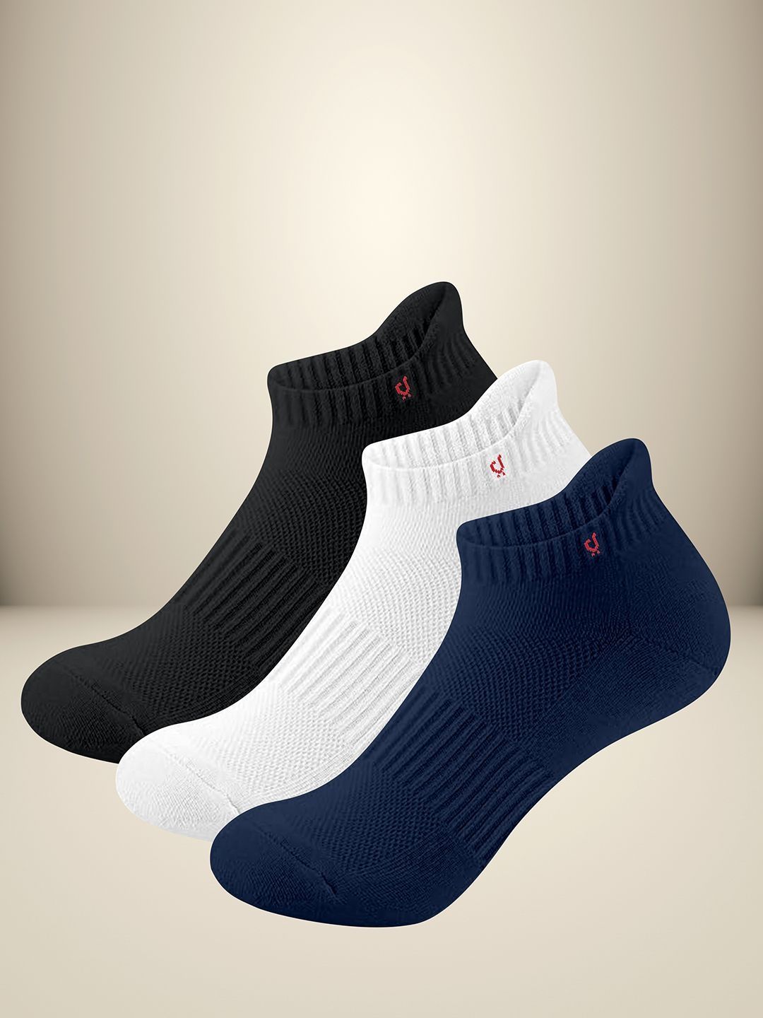 Trendmalls Unisex Pack of 3 Ankle Length Athletic Sport Socks