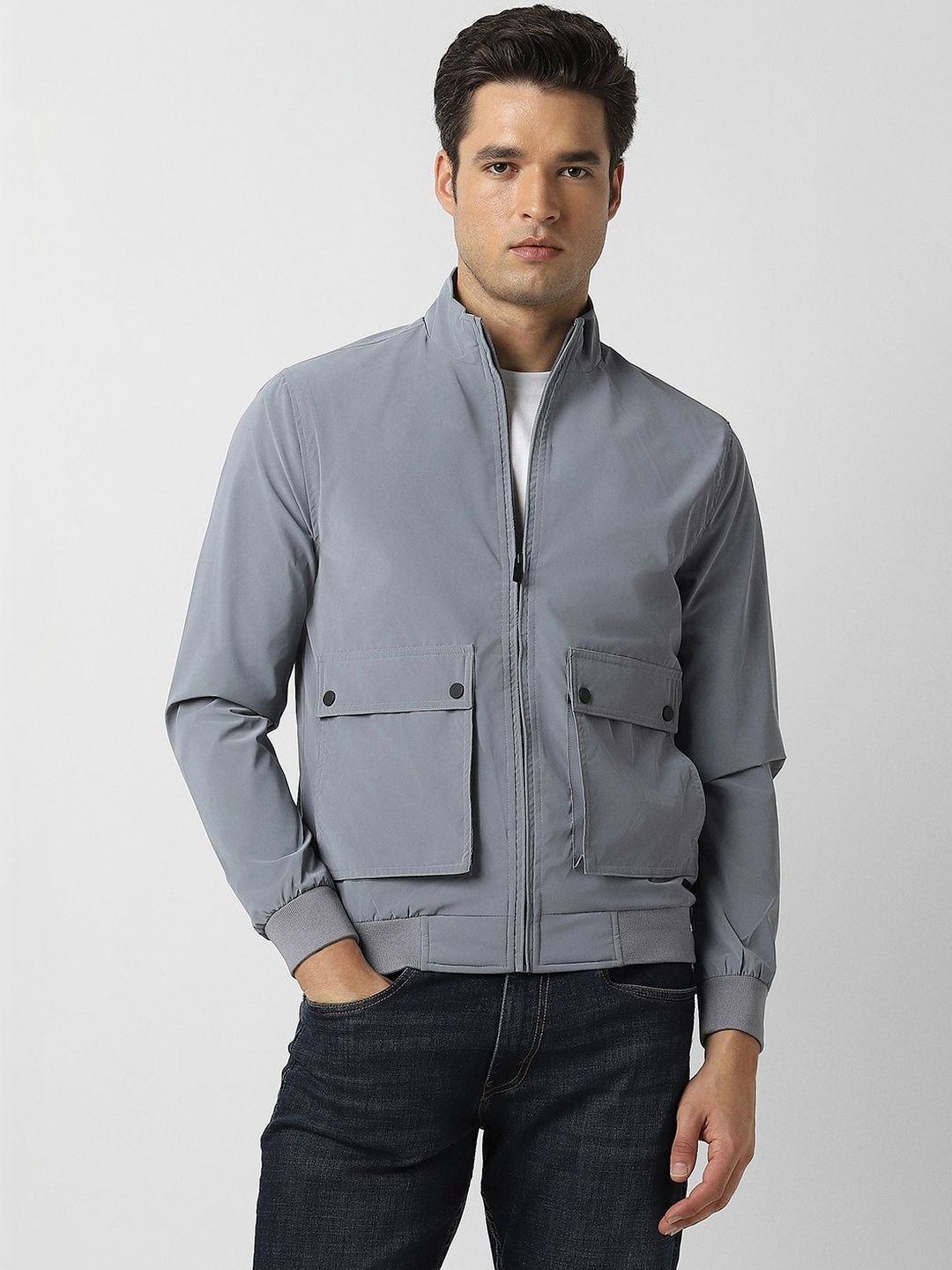 Peter England Casuals Men Lightweight Bomber Jacket