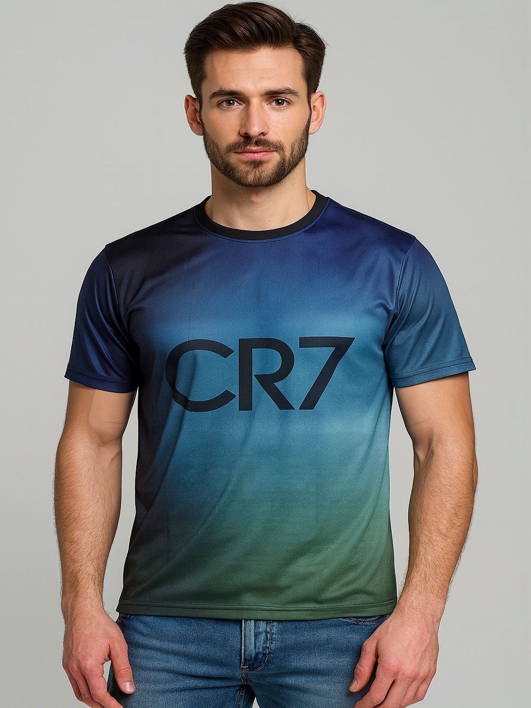 UNIVERSITY TRENDZ Men Christiania Cristiano Ronaldo Dyed T-shirt