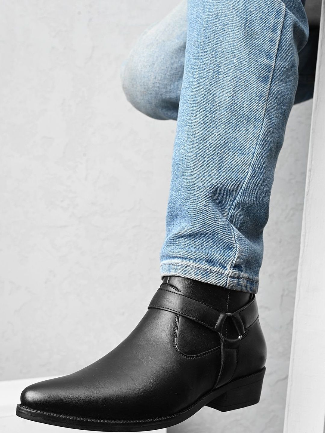 Buy The Roadster Lifestyle Co. Men Pointed Toe Zip Chelsea Boots