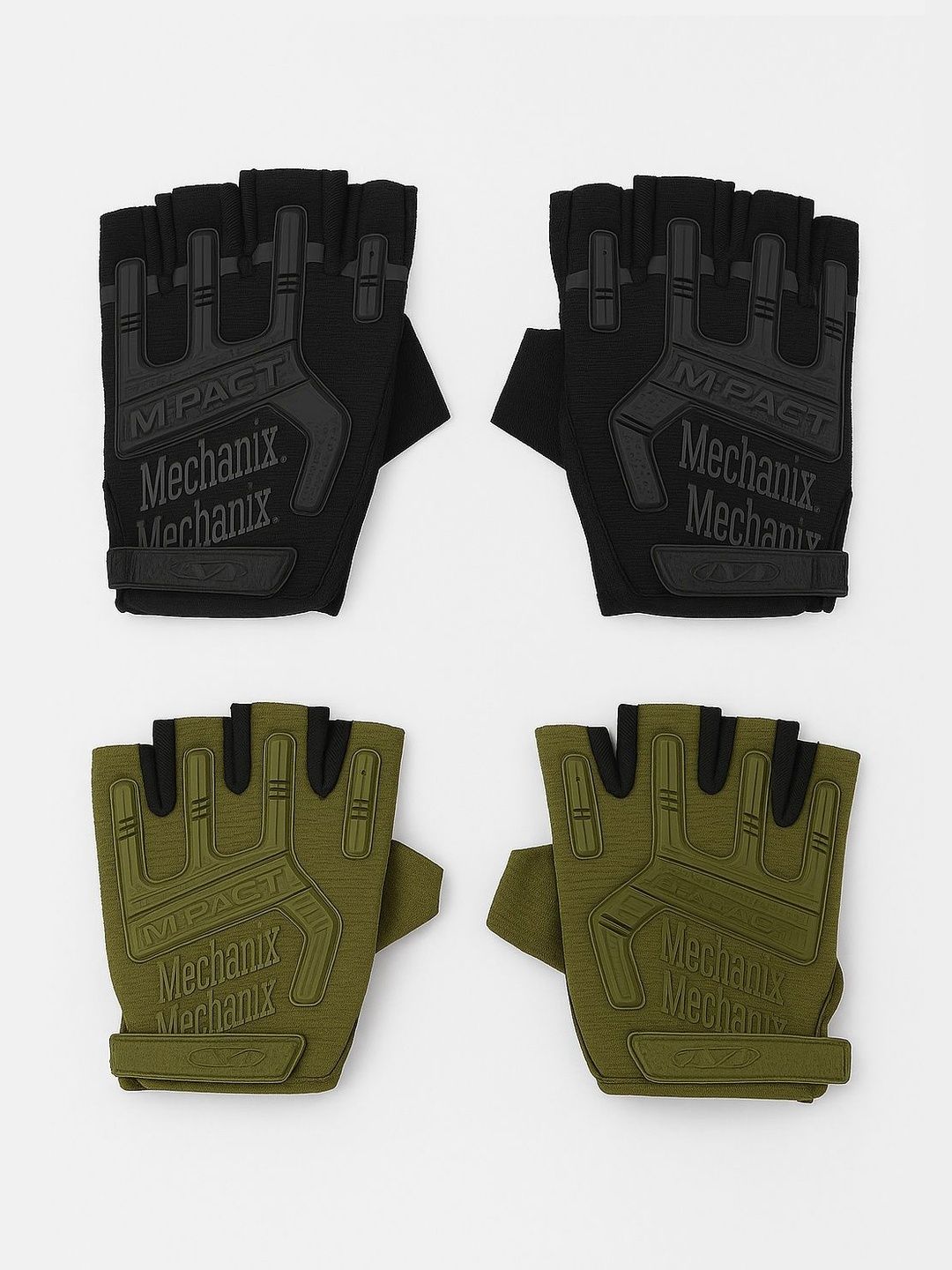 Camey Men Fingerless Gloves