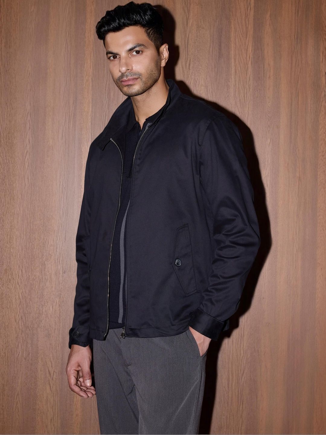 COVE AND LANE Men Woven Jacket