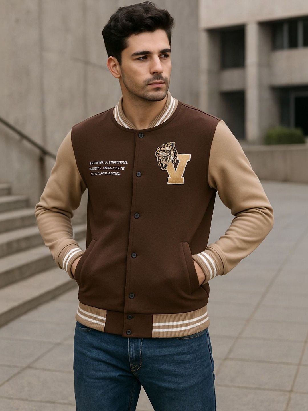 Raves Men Colourblocked Sweatshirt