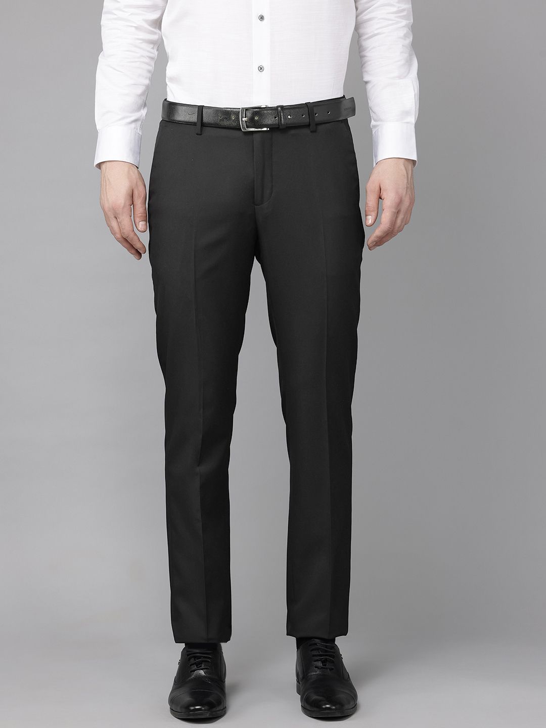 Arrow Men Mid-Rise Tailored Fit Formal Trousers
