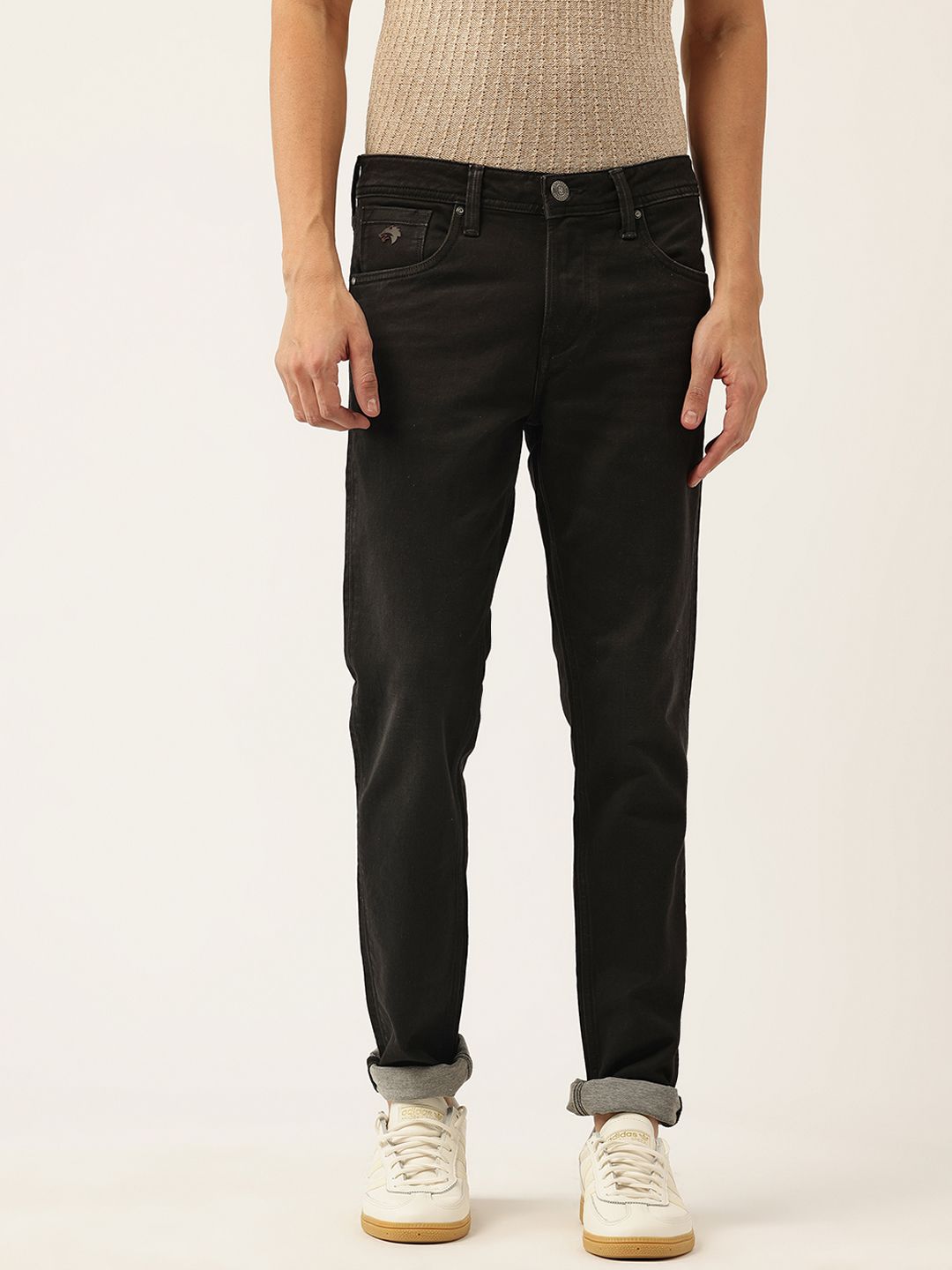 Integriti Men Smart Skinny Fit Mid-Rise Light Fade Stretchable Jeans