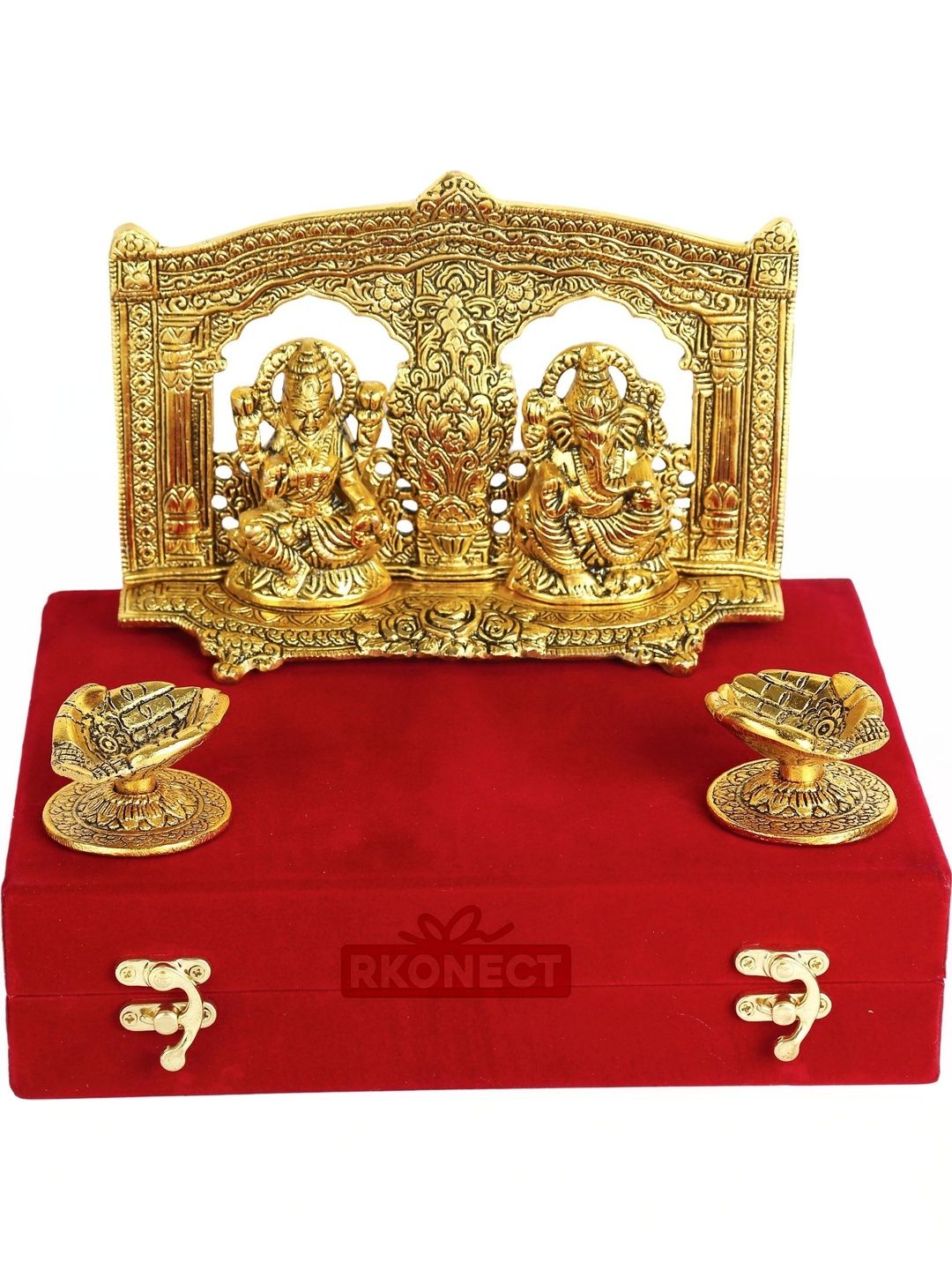 RKONECT Set Of 3 Yellow Diwali Home Gift Set For Family