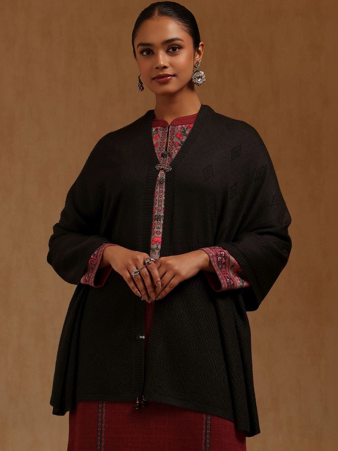 Soch Women Woven Design Acrylic Shawl