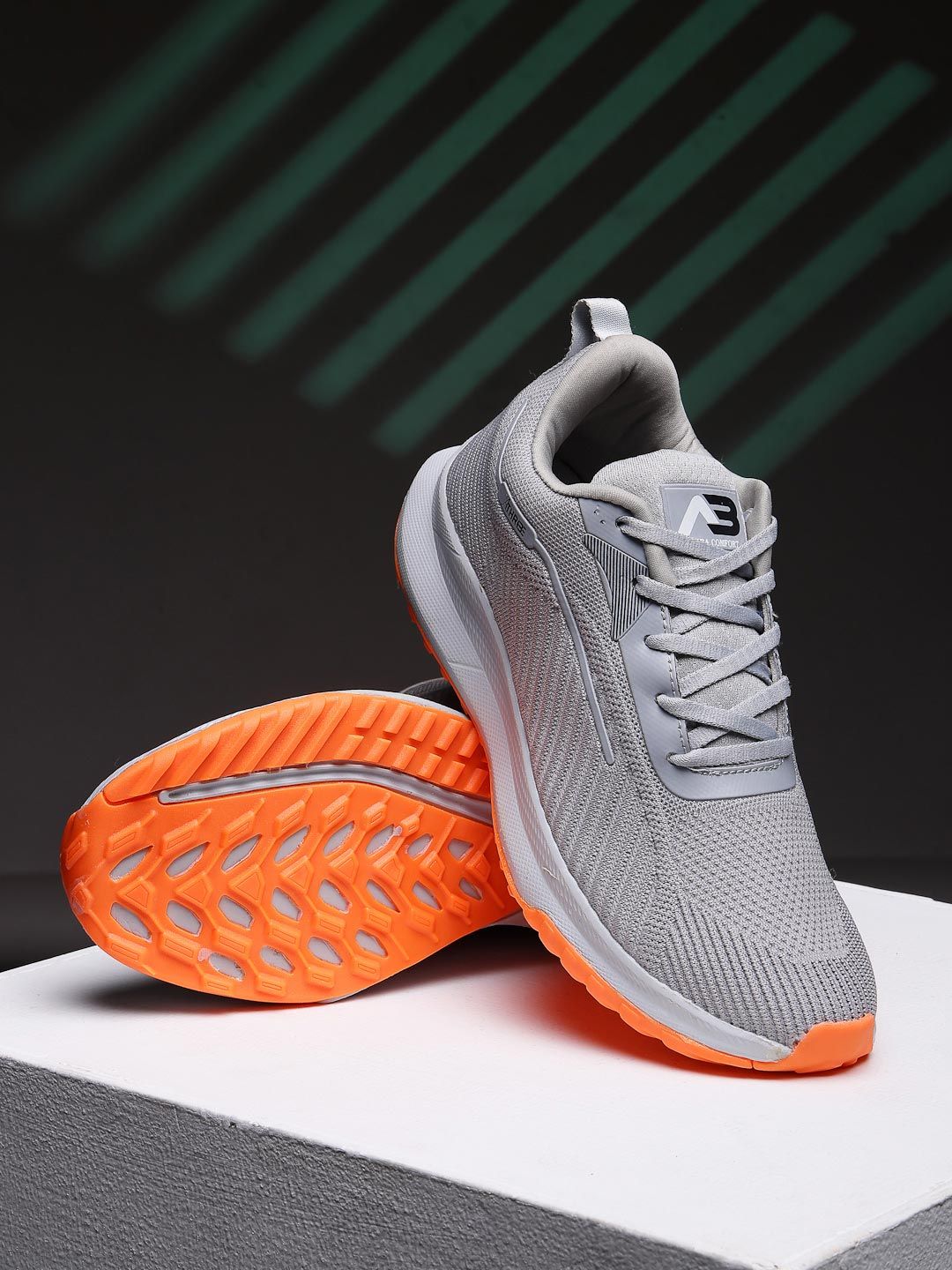 Athree Men Lightweight Comfortable Mesh Non-Marking Running Shoes