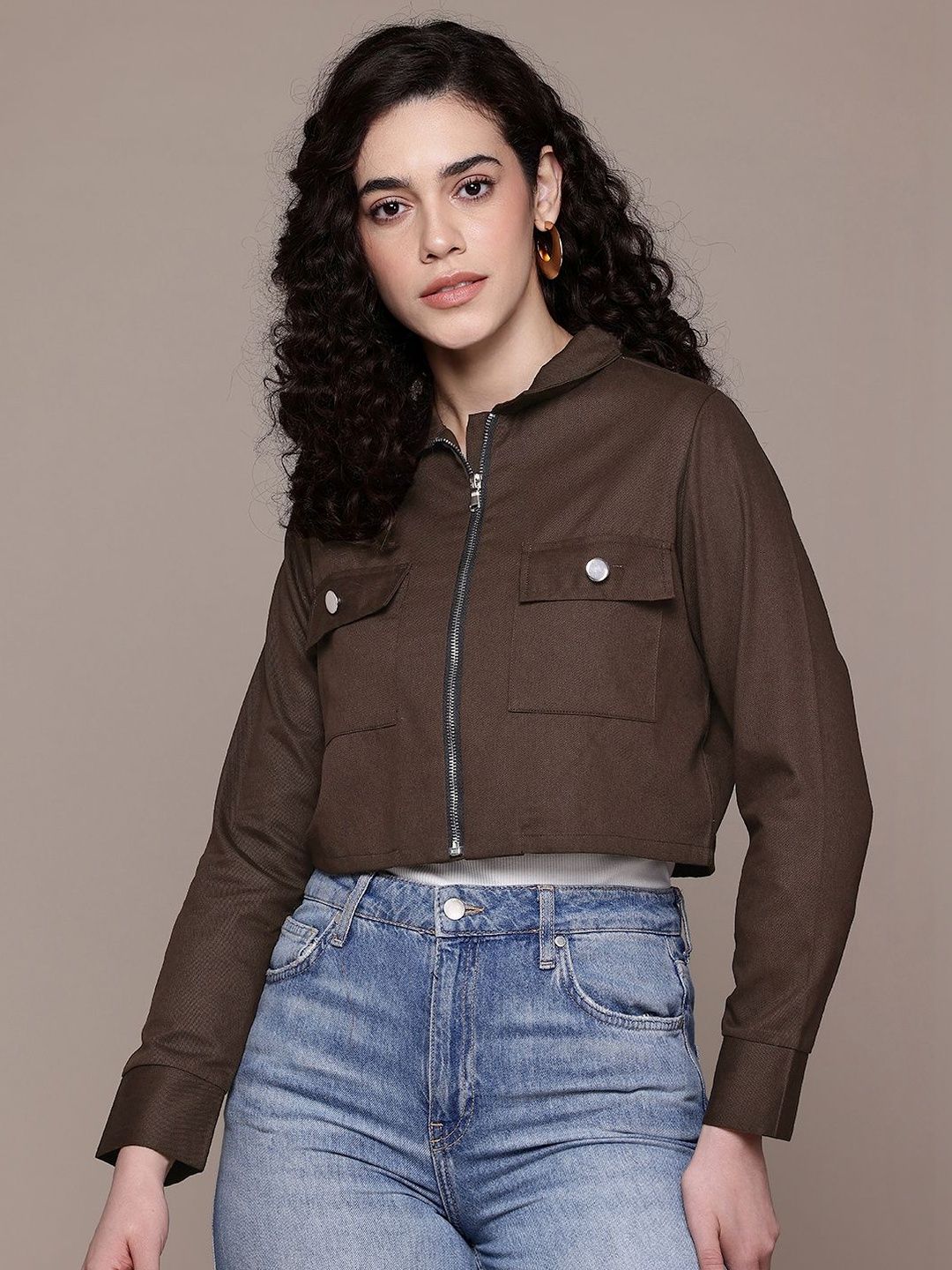 CORSICA Women Crop Denim Jacket