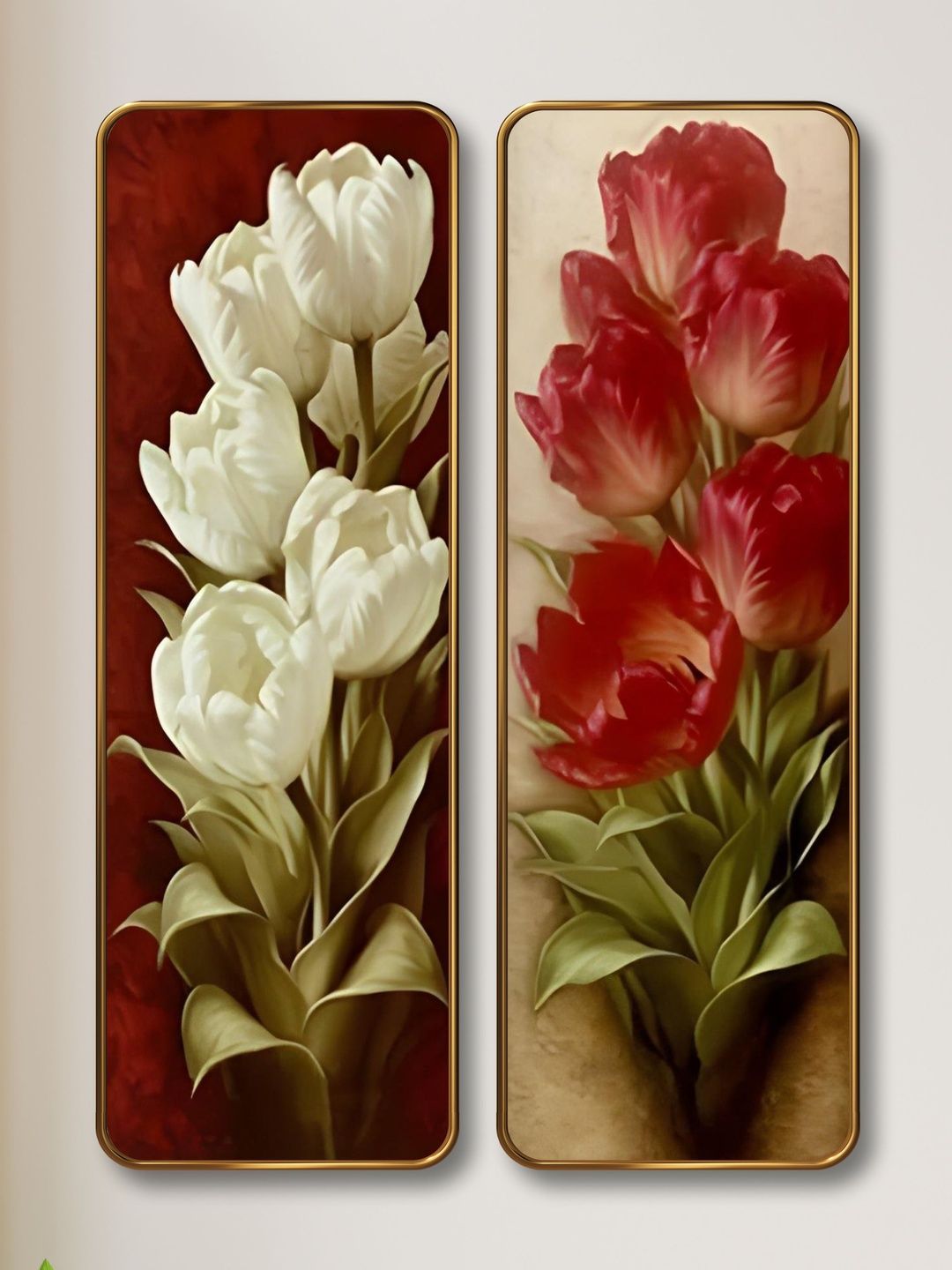 Aura Multicoloured Set of 2 Piece MDF Wall Paintings