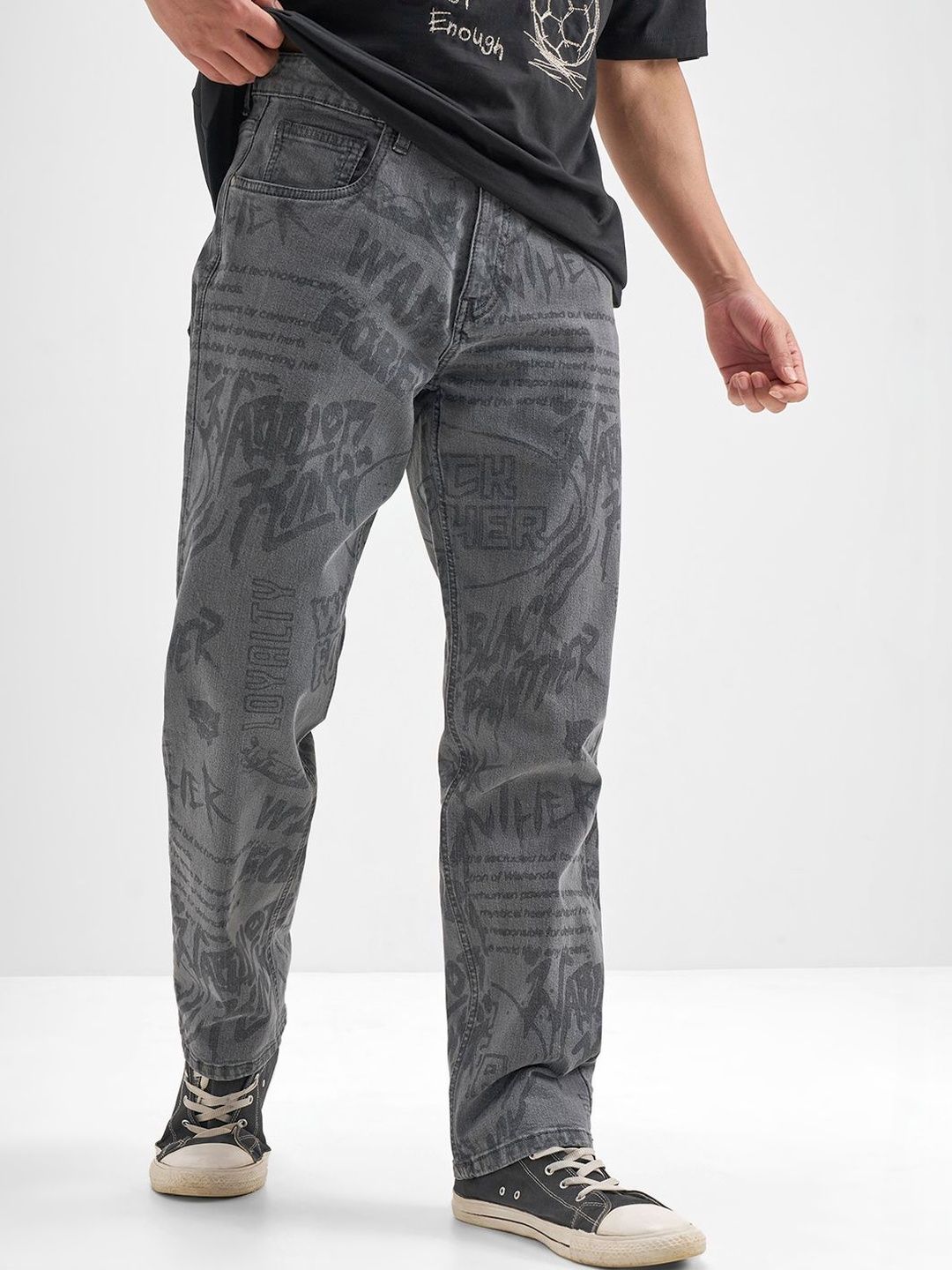 HIGHLANDER Men Straight Fit Mid-Rise Jeans