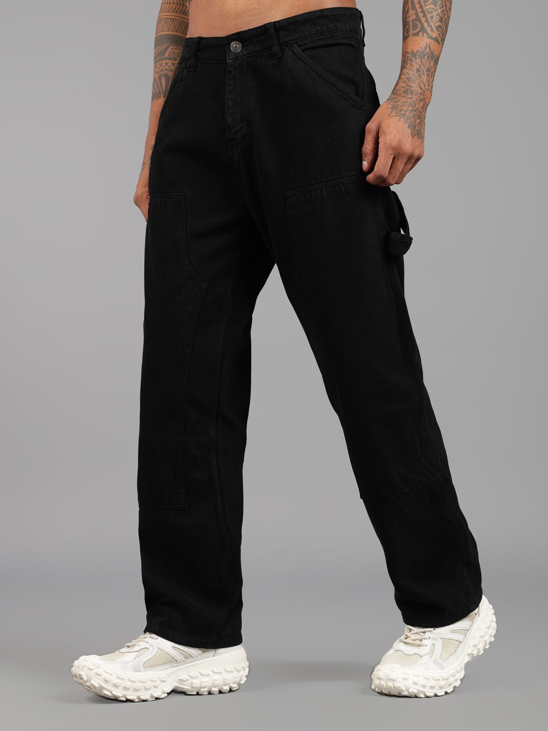 FOUL CHILD Men's High Rise Carpenter Jeans