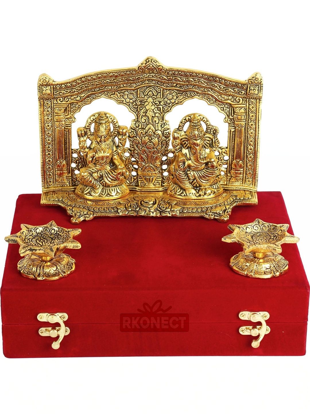 RKONECT Set Of 3 Yellow  Diwali Home Gift Set For Family