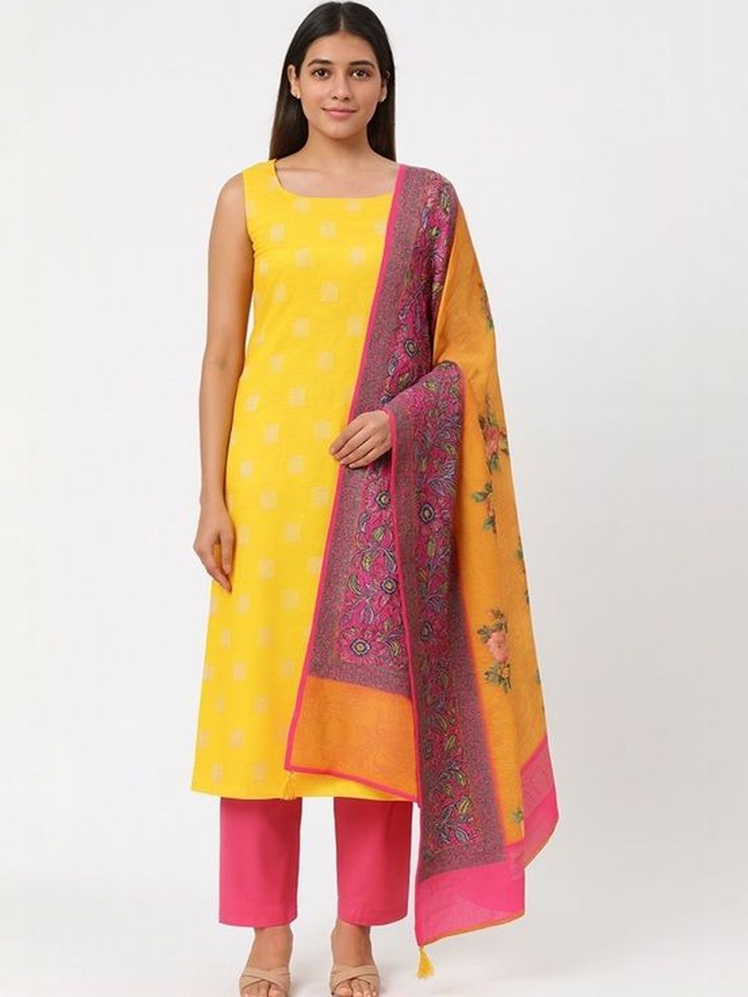 Leheriya Unstitched Dress Material