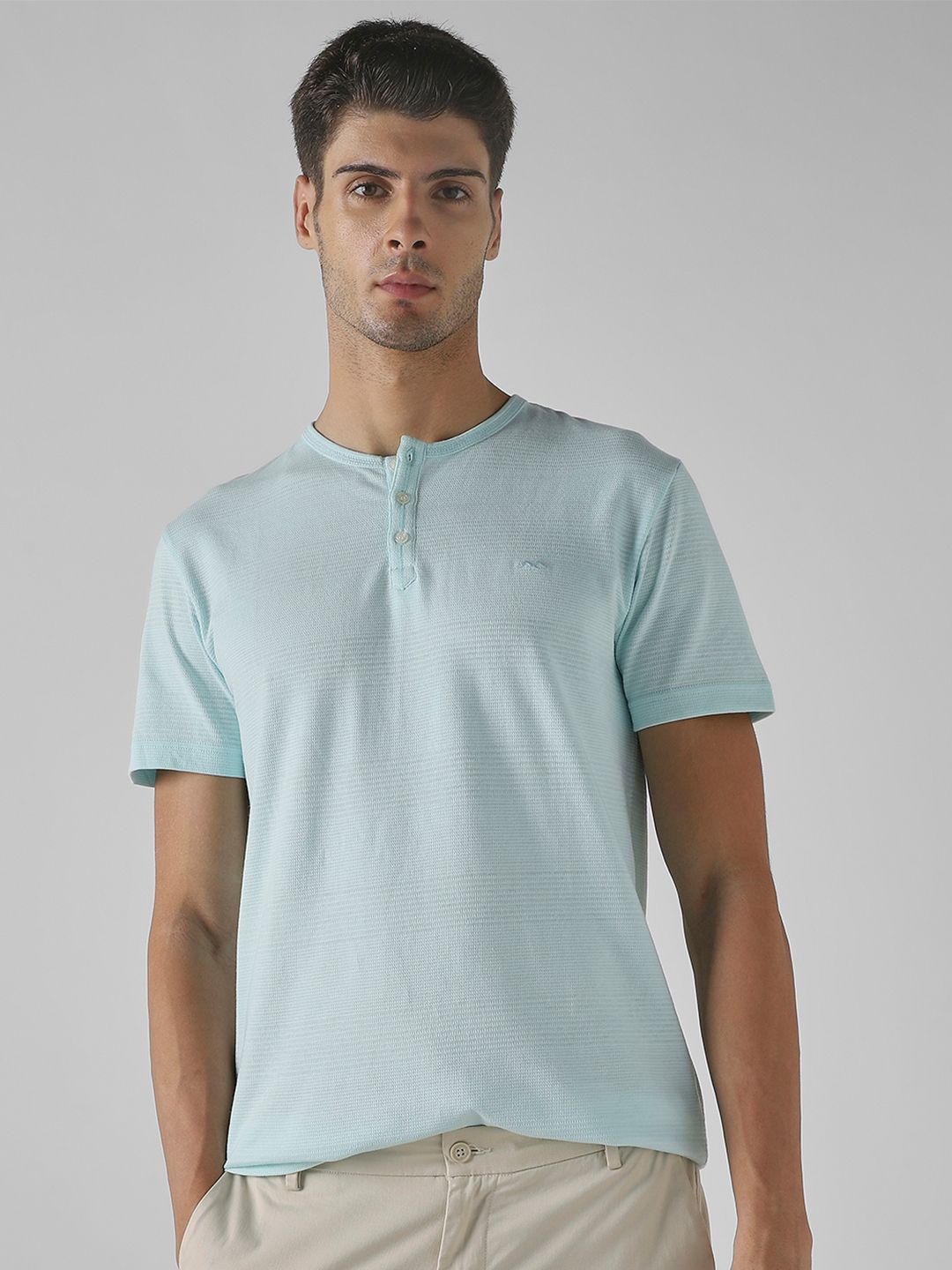Mufti Henley Neck Slim Fit T-shirt
