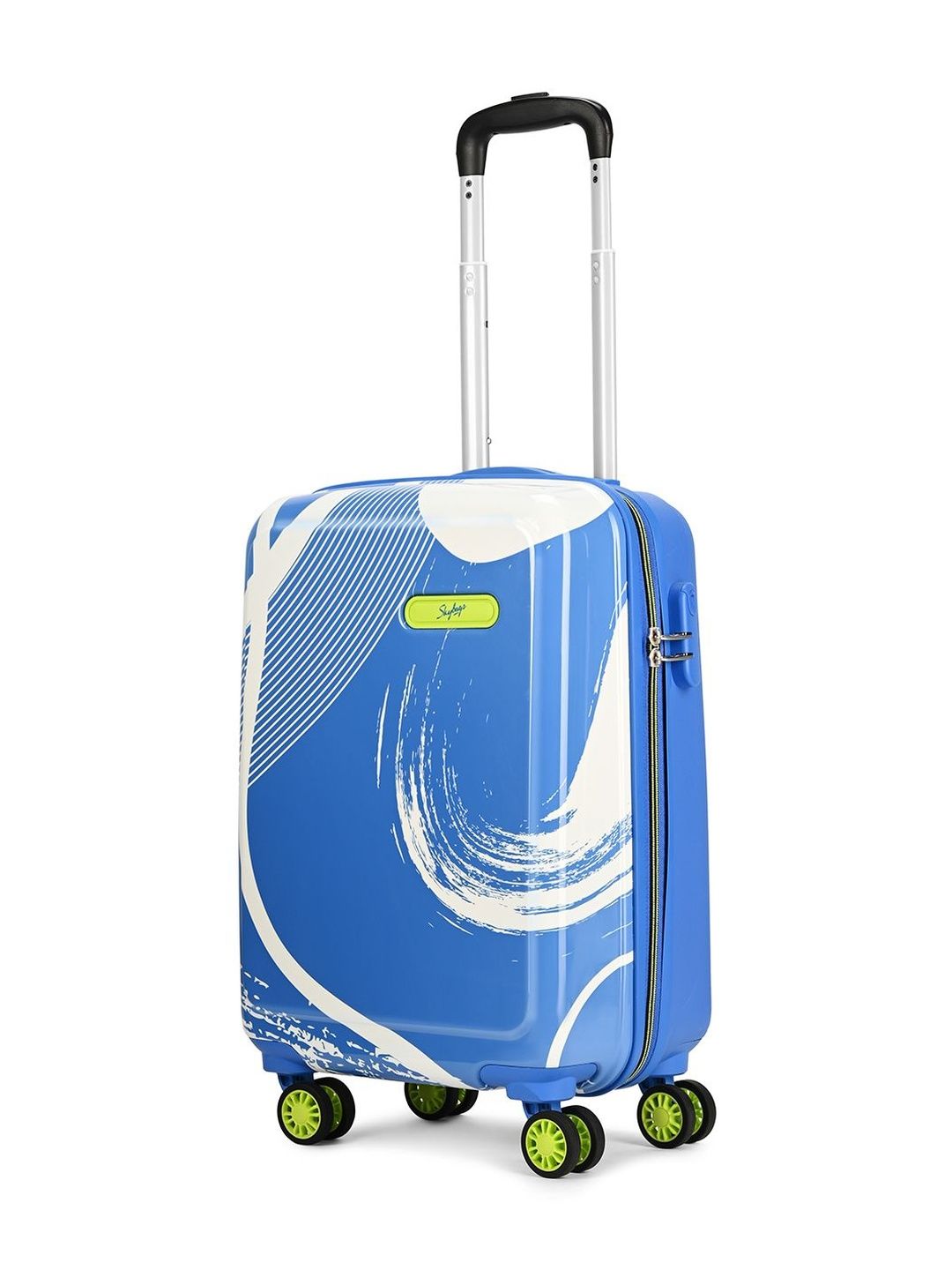 Skybags Splash Printed Hard-Sided Cabin Trolley Bag