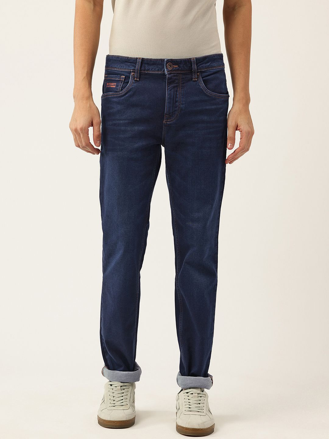 Integriti Slim Fit Mid-Rise Stretchable Jeans