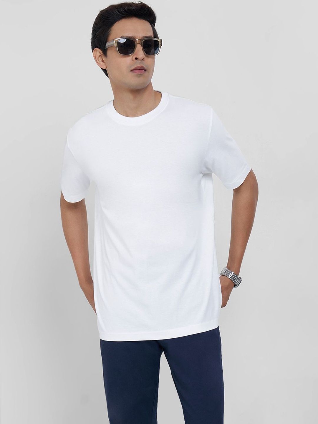 Peregrine by Pantaloons Men Slim Fit T-shirt