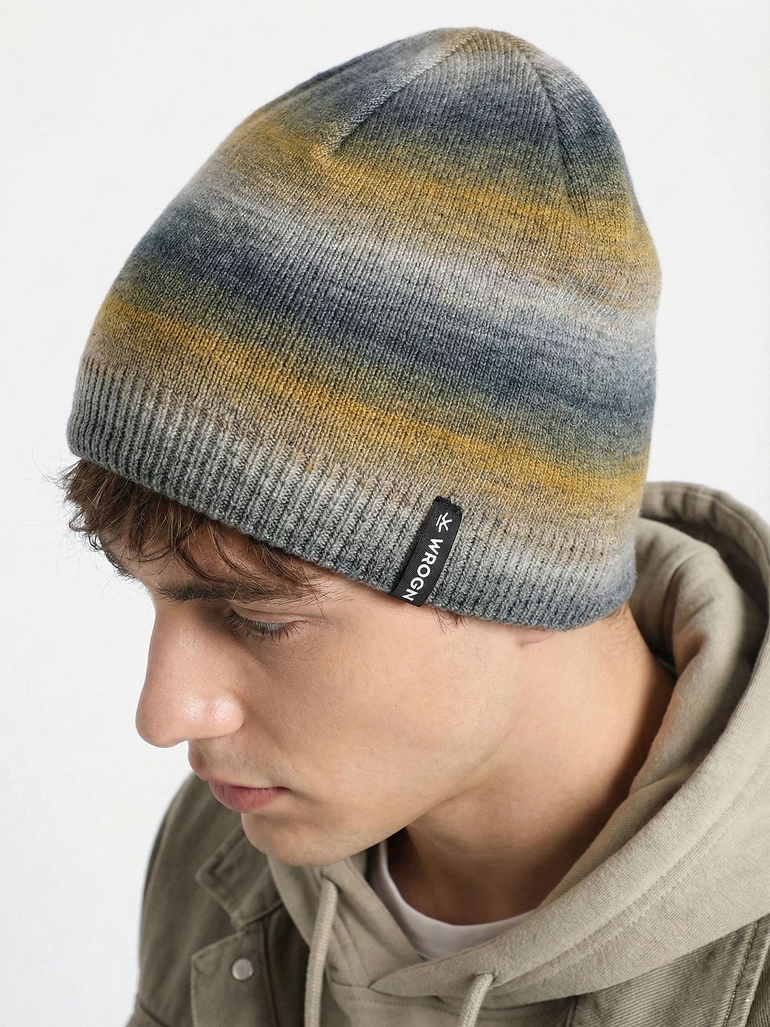 WROGN Unisex Ombre Effect Short Beanie