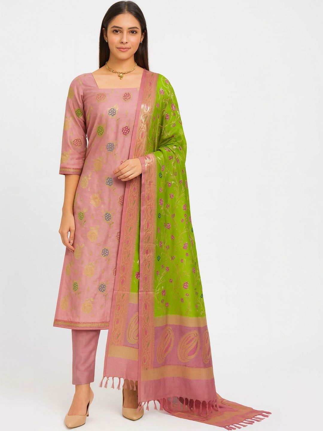 Leheriya Unstitched Dress Material