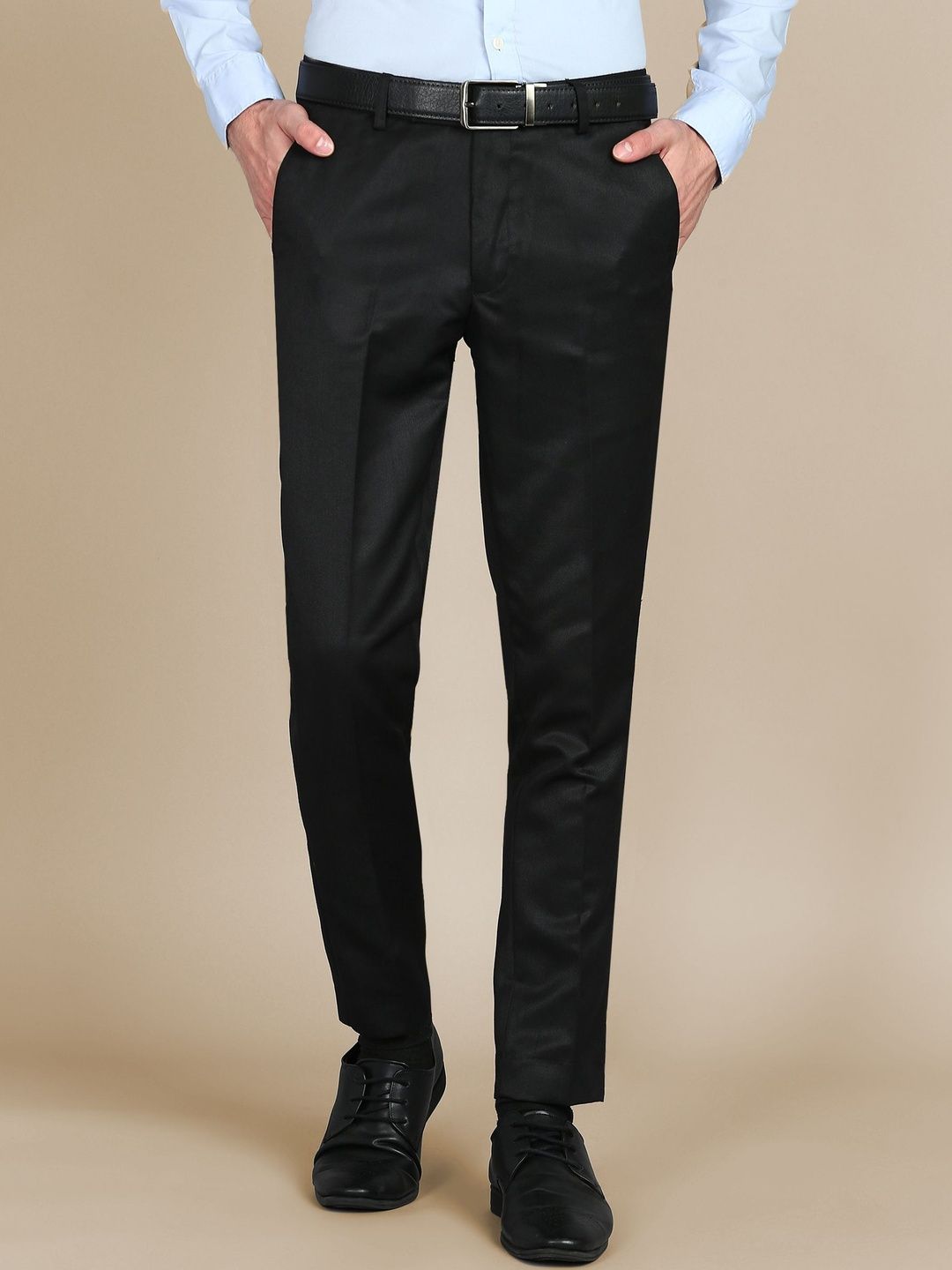 STREETVIBES STREETVIBES Men Formal Sheen Trousers