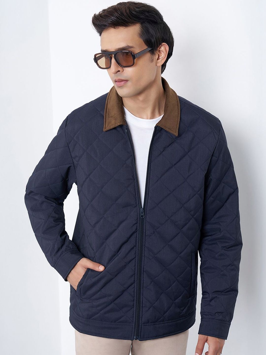 Peregrine by Pantaloons Men Lightweight Quilted Jacket