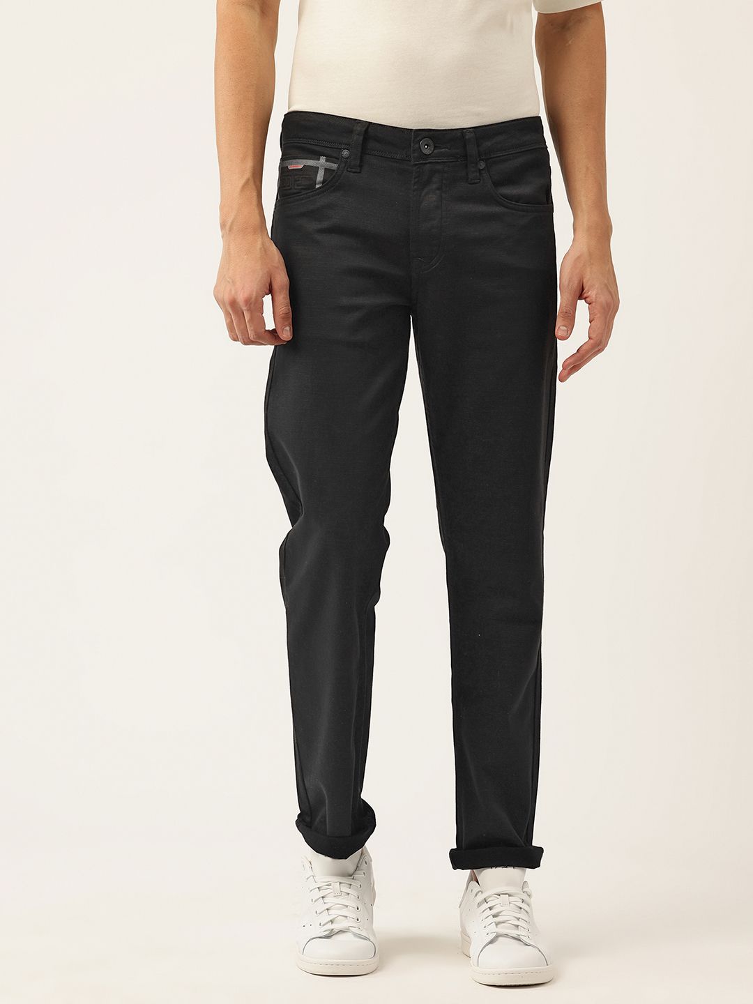 Integriti Men Smart Slim Fit Mid-Rise Stretchable Jeans