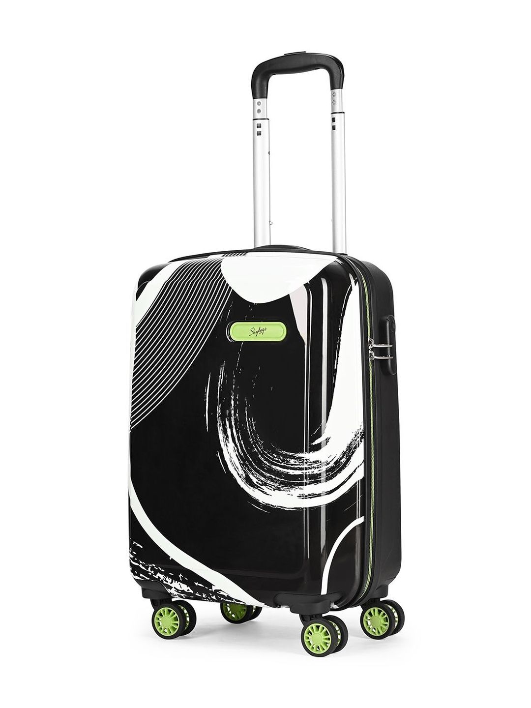 Skybags Splash Printed Hard-Sided Cabin Trolley Bag