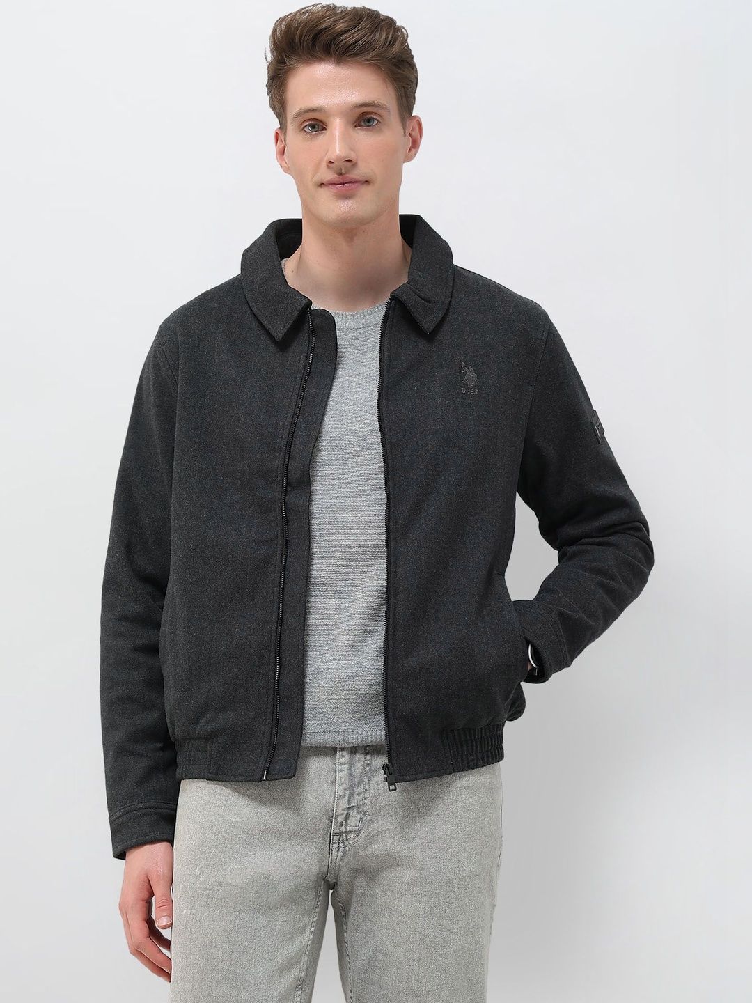 U.S. Polo Assn. Men Bomber Jacket