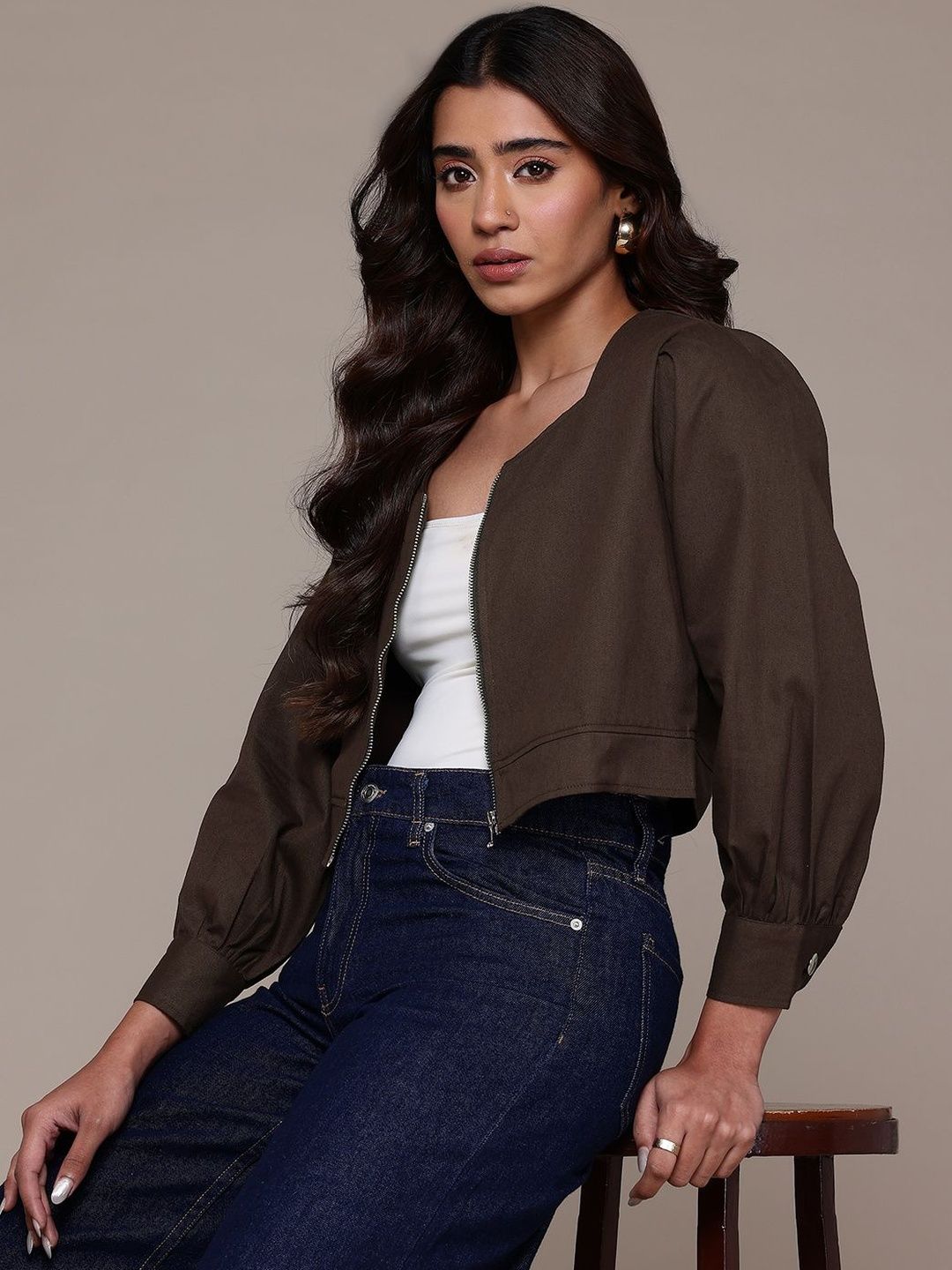 CORSICA Women Crop Denim Jacket