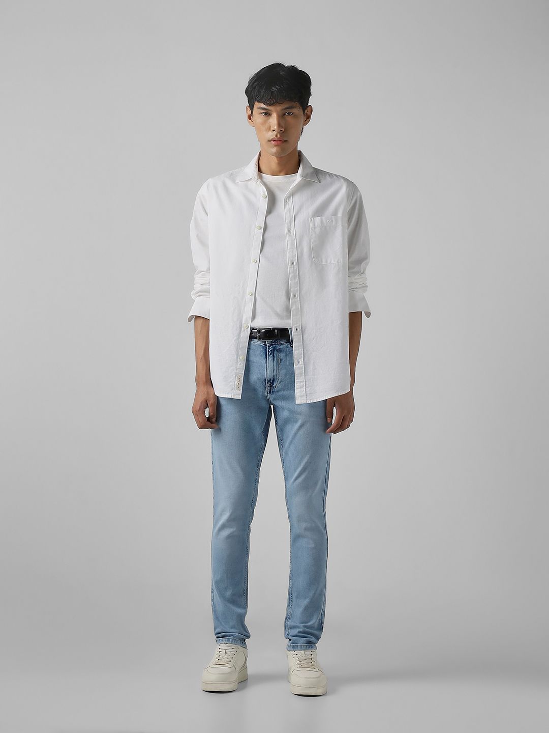 Mufti Men Skinny Fit Heavy Fade Stretchable Jeans